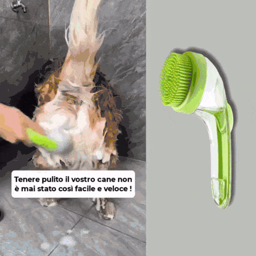 FORPETLOVERS™ | Spazzola da bagno per cani