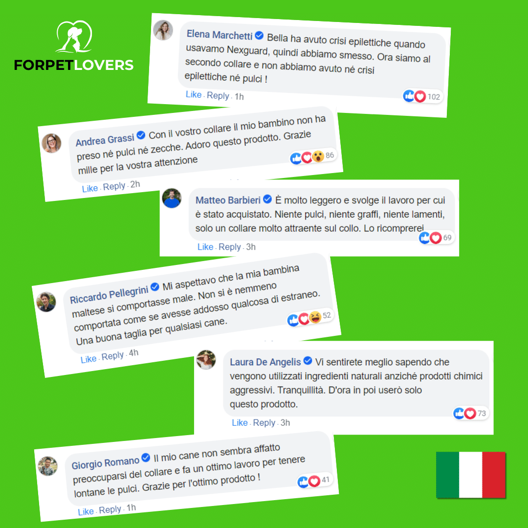 FORPETLOVERS™ | 8 Mesi Senza Pulci, Zecche, Flebotomi, Zanzare, Pidocchi, Larve e Acari
