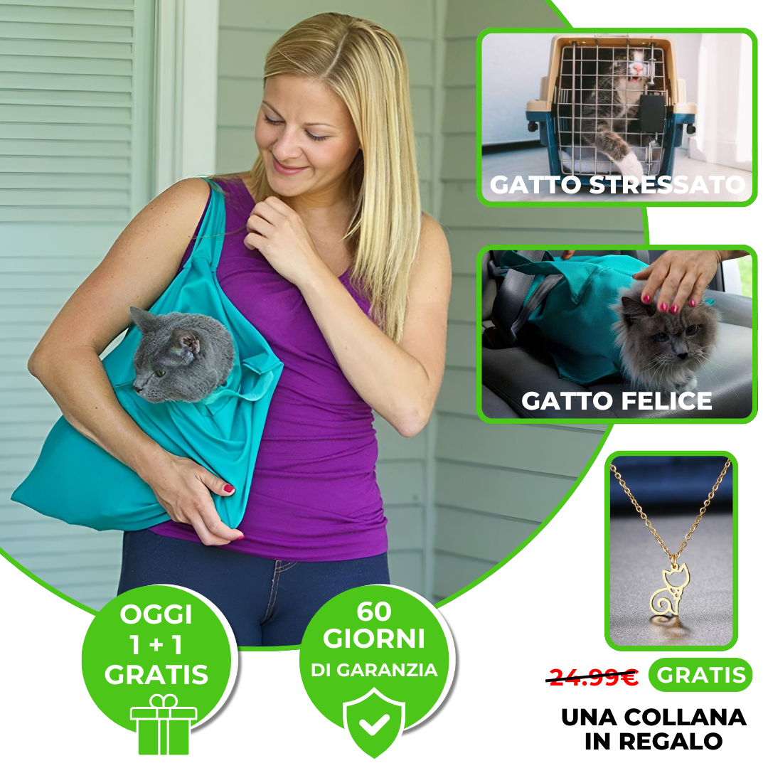FORPETLOVERSā¢ | Borsa Trasportino Per Gatti (Oggi 1+1 GRATIS š¾)